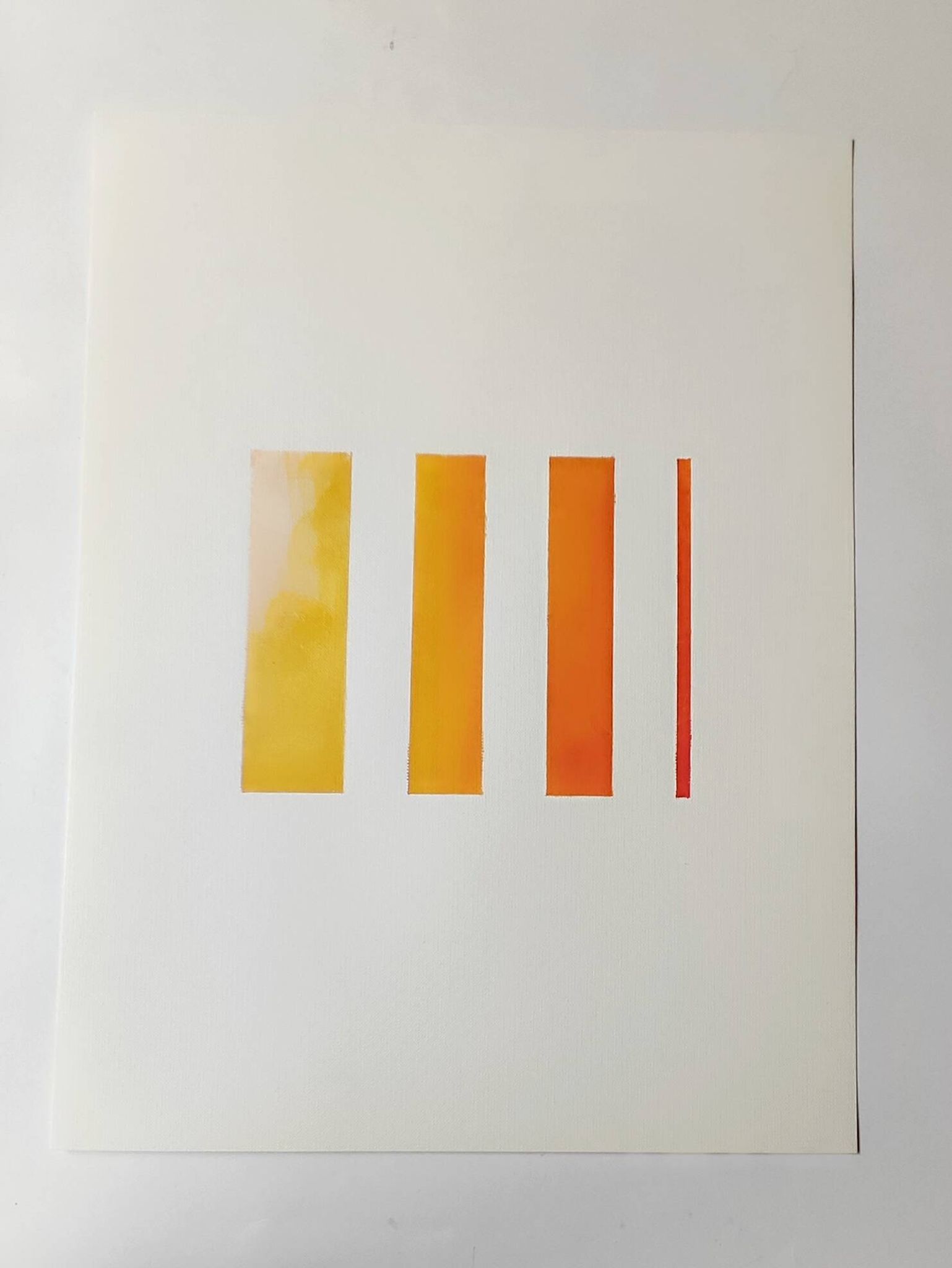 Minimalist geometric painting