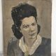 Oil on canvas: "Woman of the 40s"