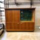 Bar cabinet / display cabinet / vintage furniture with glass section