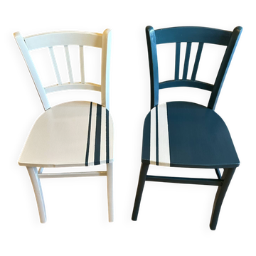 Reupholstered chairs