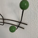 Vintage coat rack 1960 6 ball patères - 50 cm