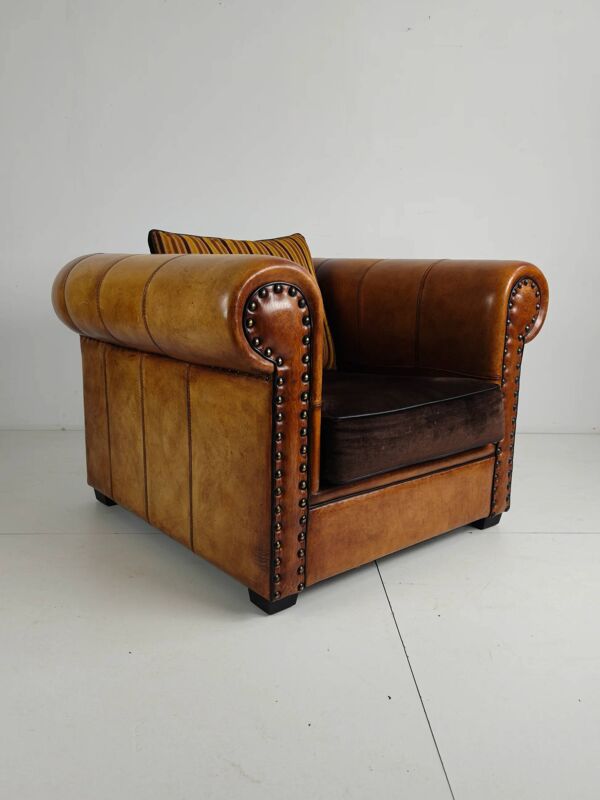 Fauteuil lounge XL de luxe en peau de mouton – par Lounge Atelier