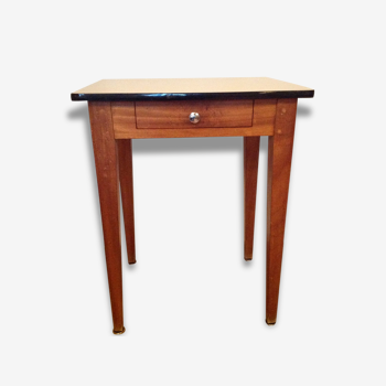 Small table in oak and formica of the 50s/60s vintage desk