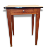 Small table in oak and formica of the 50s/60s vintage desk