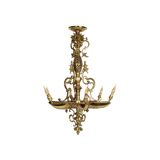 Gilded bronze chandelier from the Napoleon III period