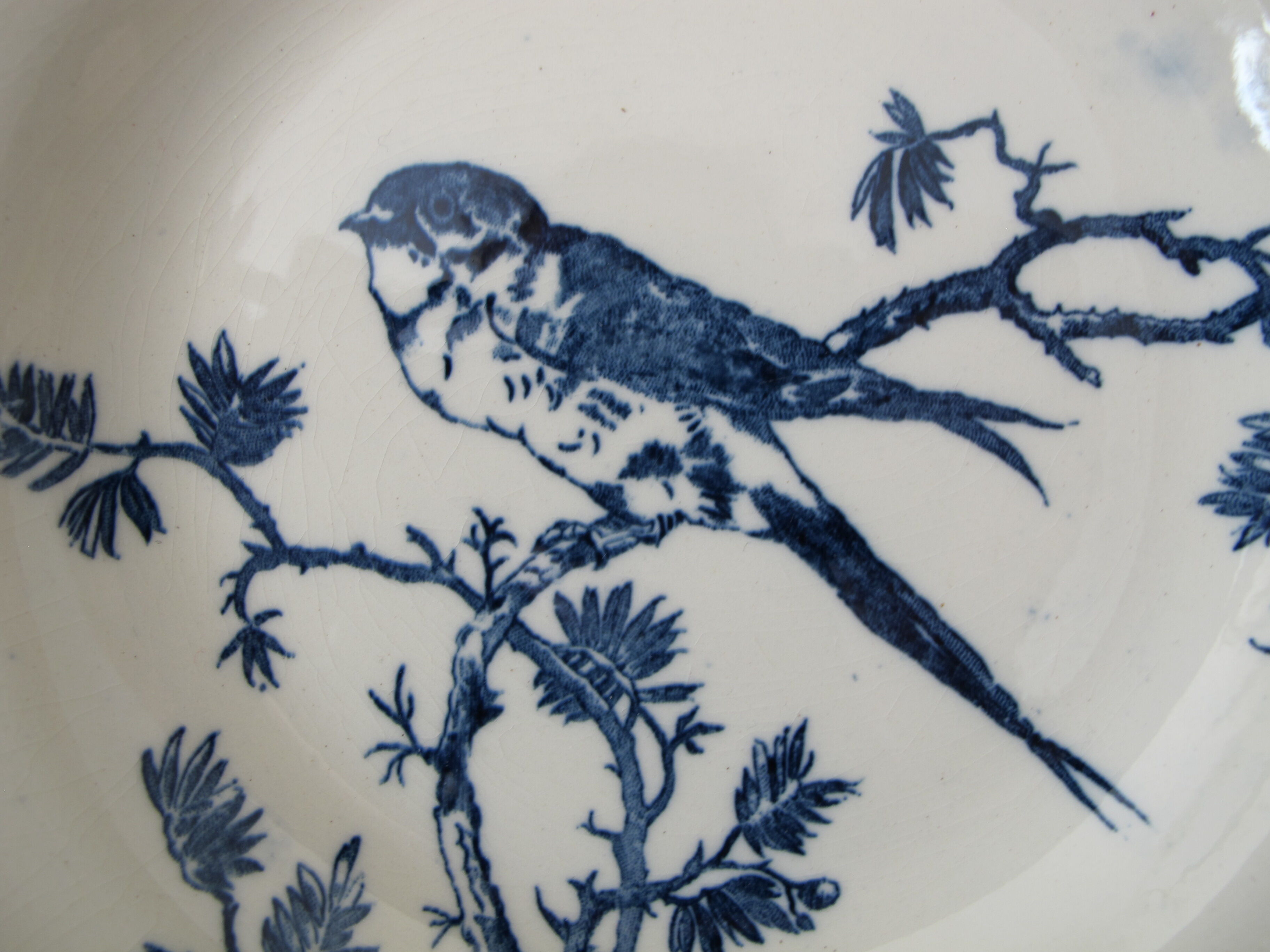 Set of 6 Gien hollow plates