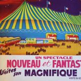 Affiche cirque Pinder 1960s