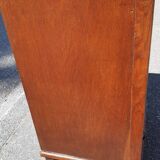 Art Deco oak and marble bedside tables
