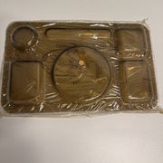 Guzzini Luigi Massoni compartmentalized tray, 1970s