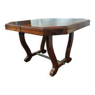 Table chene art deco