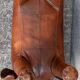 Leather footstool, Dimitri Omersa, 1950s