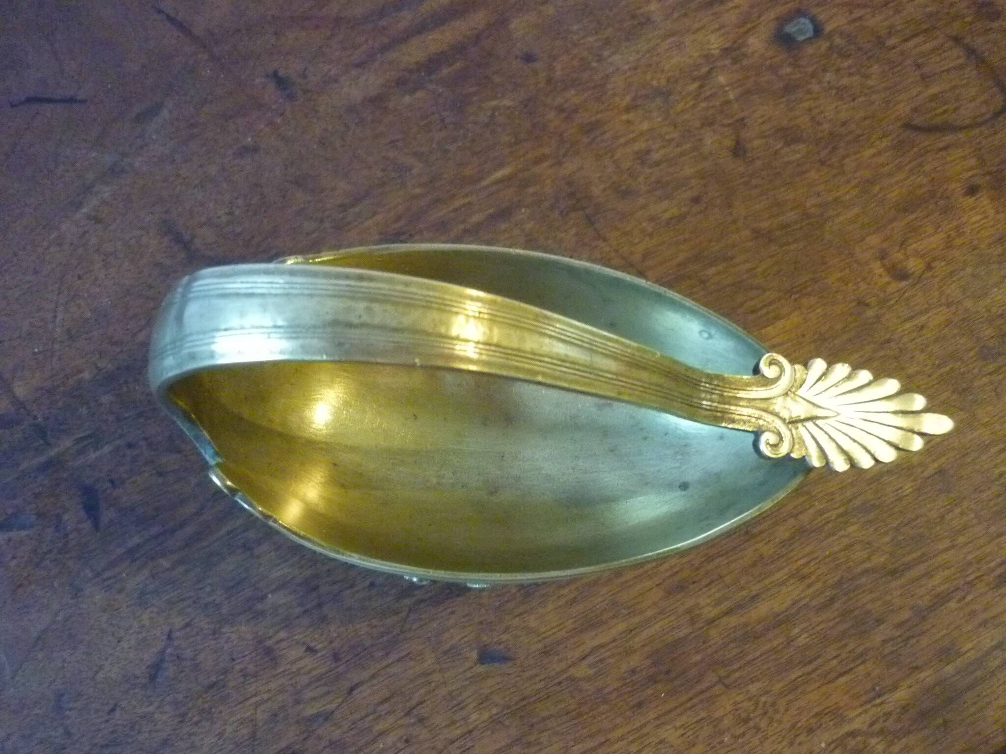 Antique bronze cup