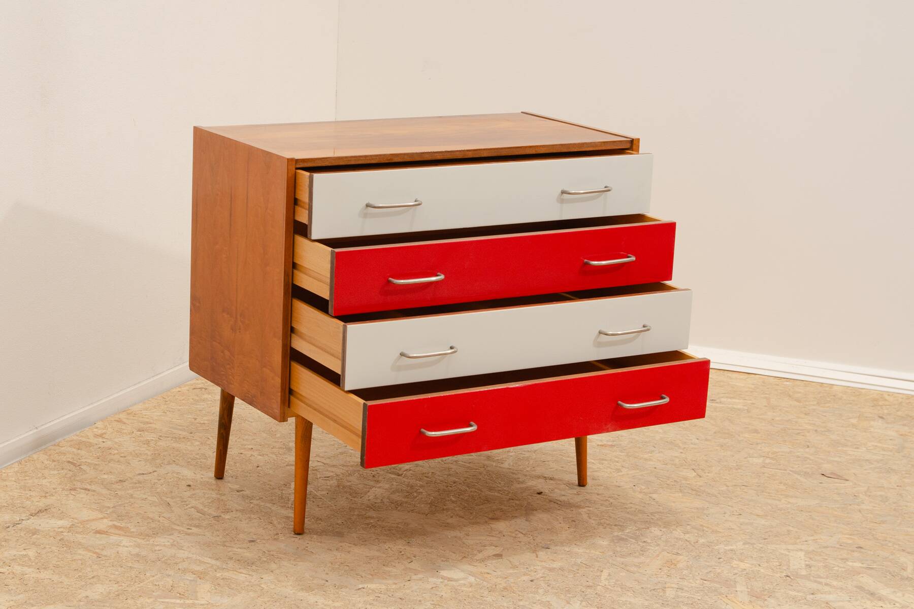 Mid century Eastern Bloc Vintage chest of drawers, 1970´s, Czechoslovakia