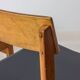 Set of 6 'Abstracta' dining chairs in beech by Jos de Mey, Belgium 1960s