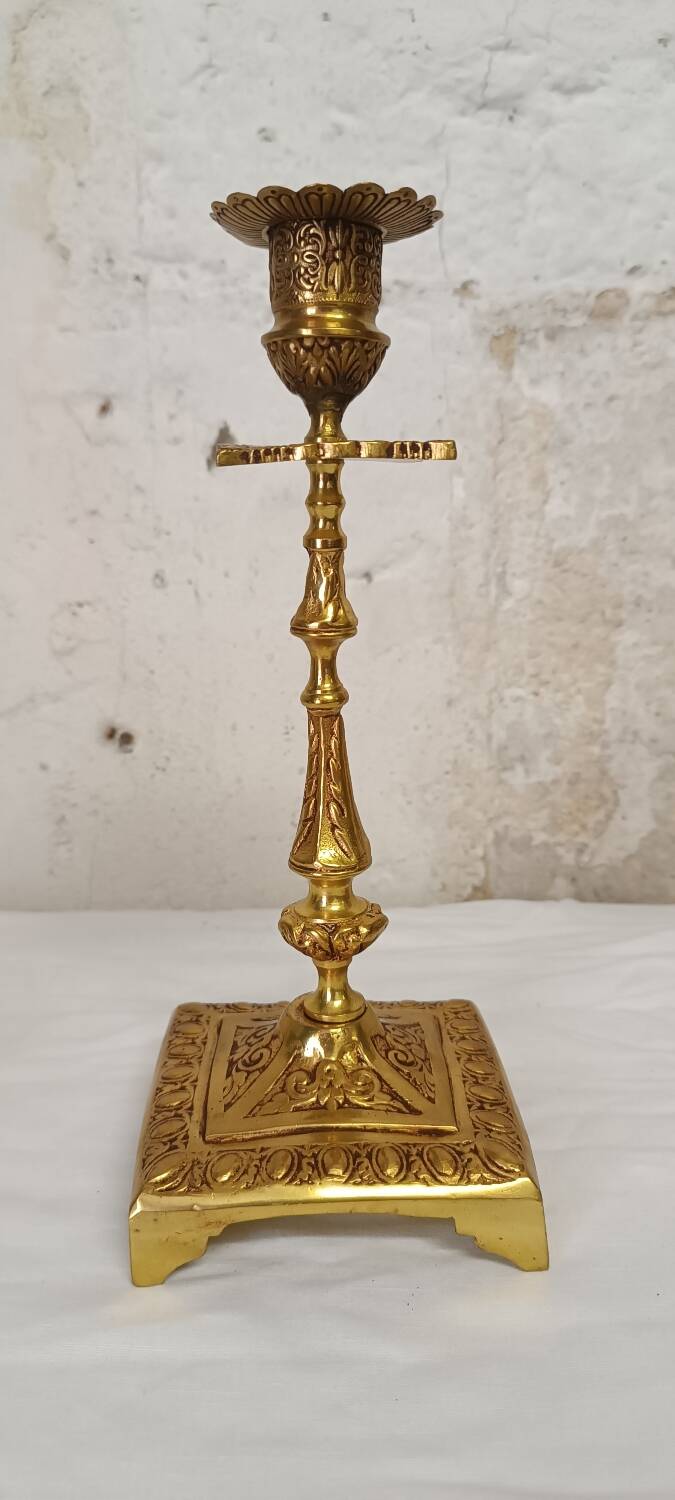 Pair of Victorian candlesticks