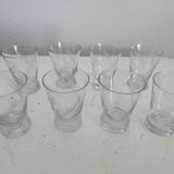 8 small old lenses crafted, art deco