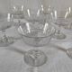 8 glasses of Baccarat Richelieu crystal champagne