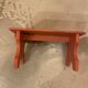 small wooden bench