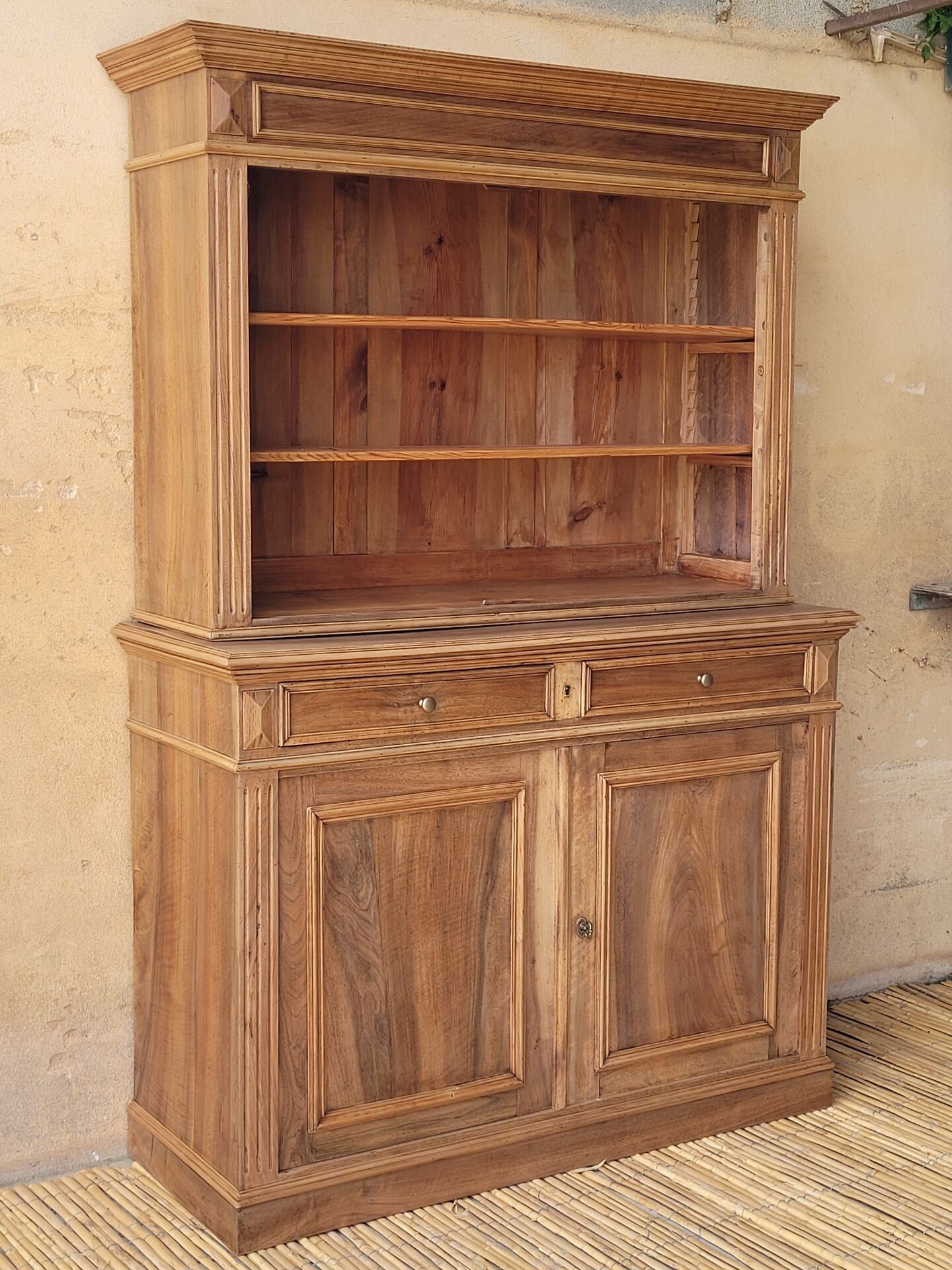 Solid walnut dresser - renovated