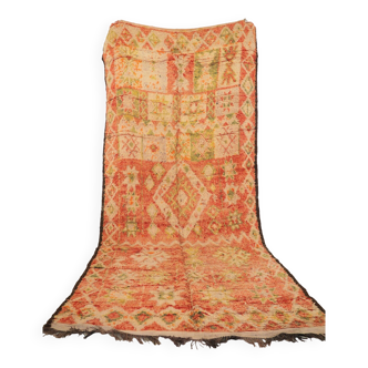 Beni Mguild vintage Moroccan rug, handmade. 100% pure wool. 335 x 150cm