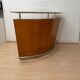 Mid-century bar in teak wood, metal and travertine, Italy, 1970