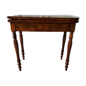 Game table/mahogany console