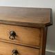 1940s vintage small Georgian style oak chest of drawers