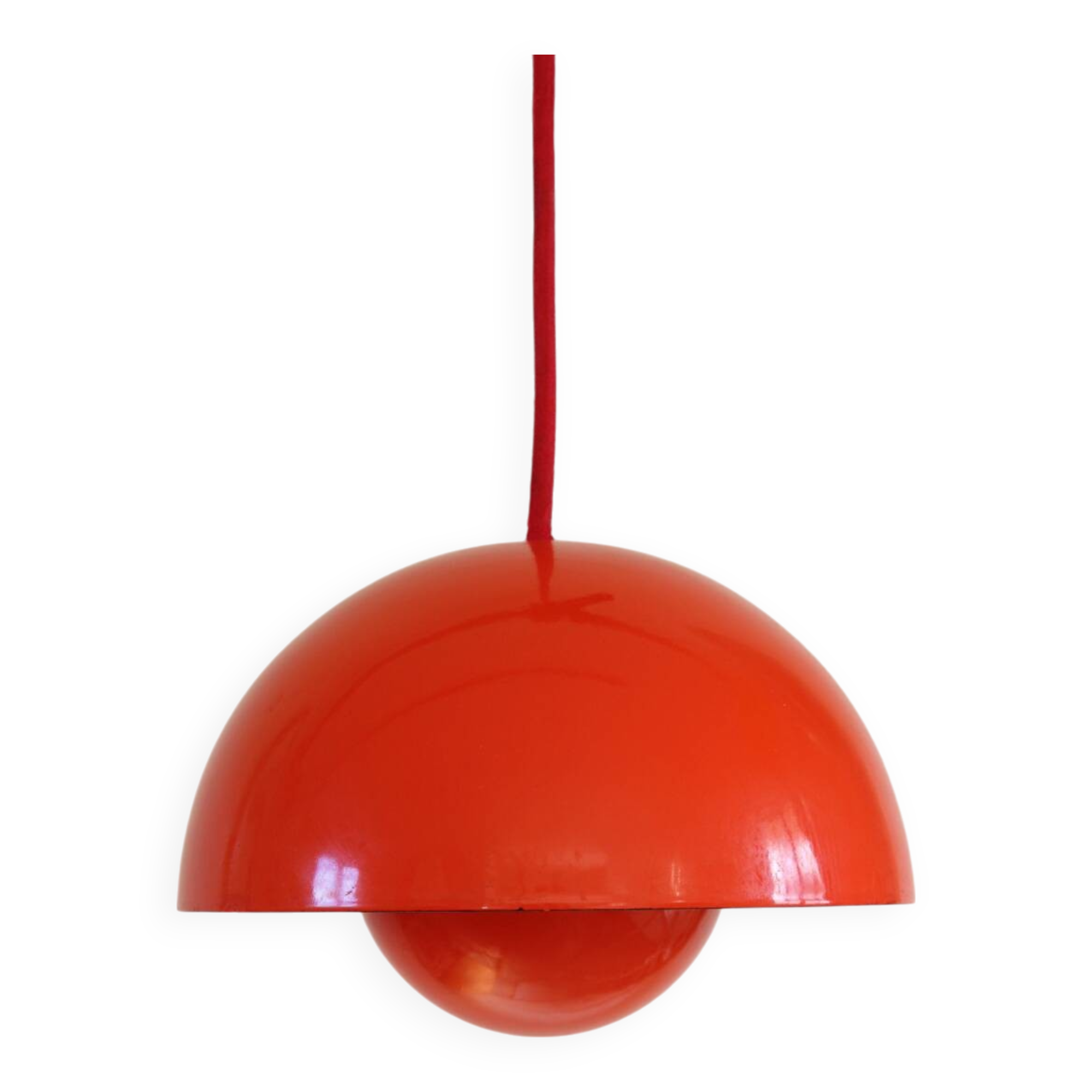 Flower Pot VP1 Pendant Light by Verner Panton for Louis Poulsen 1960s