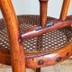 Children's chair in curved round wood old year