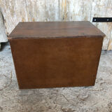 Vintage wood document holder locker#a118