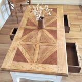 Louise - renovated solid oak coffee table