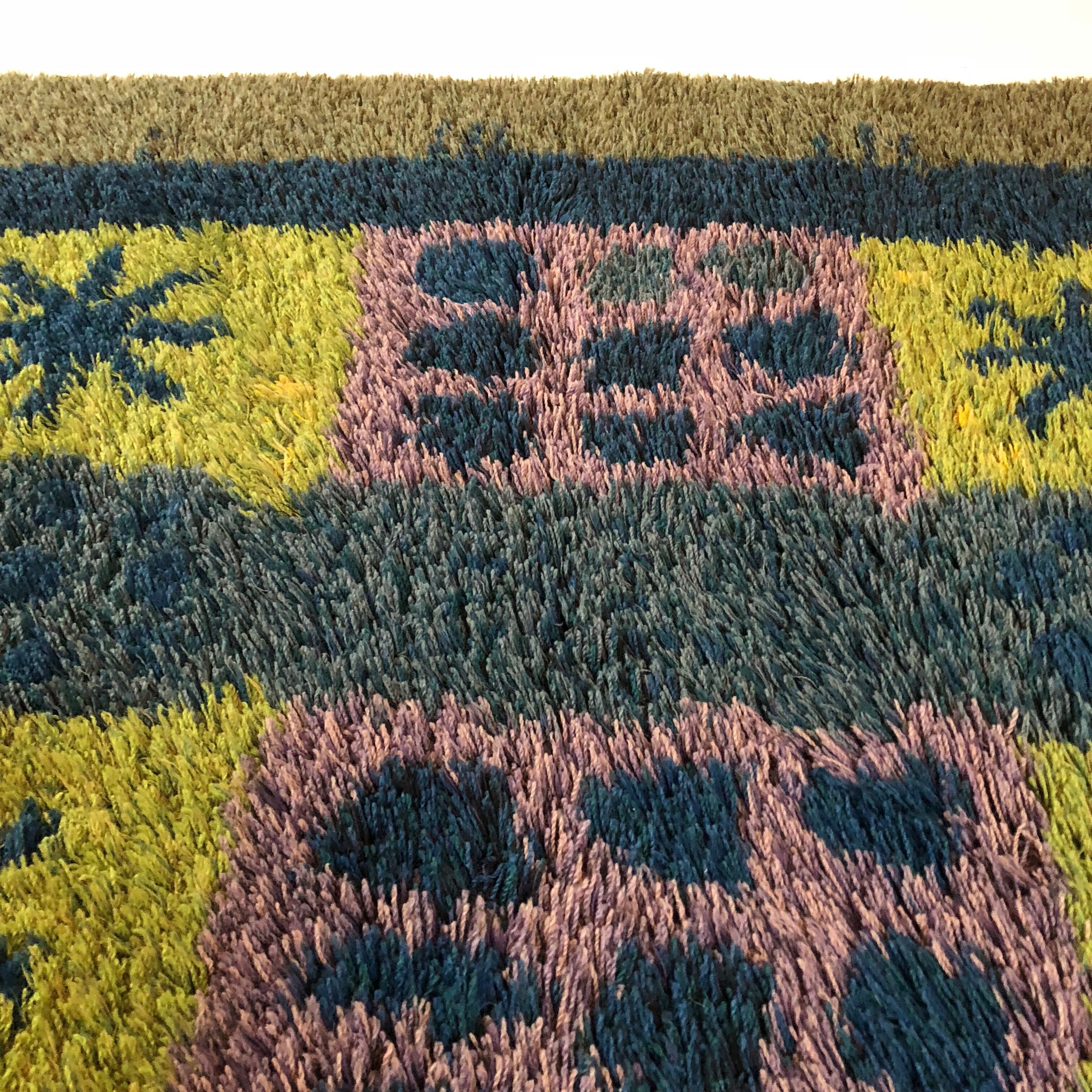 Tapis scandinave Arne Lindaas pour Sellgren AS Norvège 140x212cm