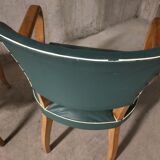 Pair of 50s bridge armchairs