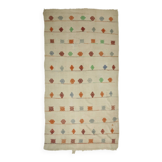 Kilims turcs vintage authentiques et tapis tissés à la main – Pièces de décoration intérieure uniques 180 x 345 cm