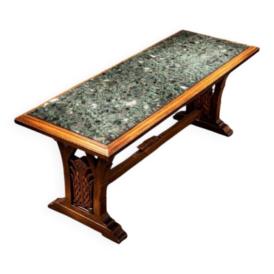 Console marbre & bois, gaetano borsani - années  1930