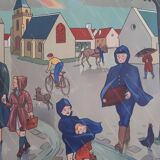 Affiche scolaire pédagogique Rossignol