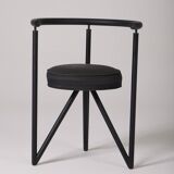 Black chair "Miss Dorn" Philippe Starck