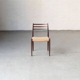 Set of 4 'model 78' dining chairs in rosewood by Niels Otto Moller