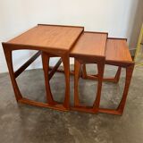 Teak pull-out tables G-Plan