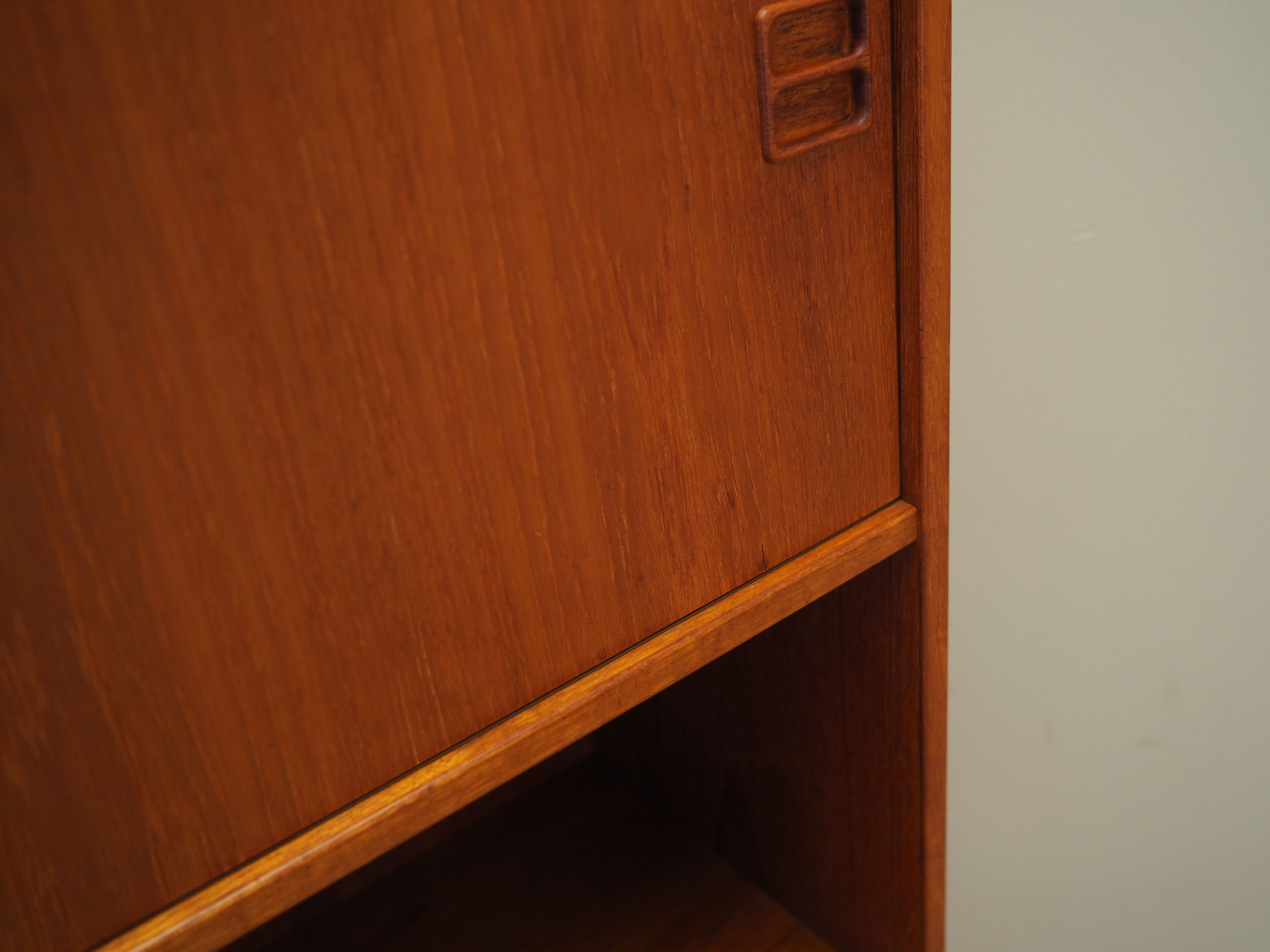 Teak bookcase, Danish design, 1960s, production: Denmark