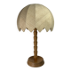 XL pine palm table mushroom lamp by Temde Switzerland, 1970s