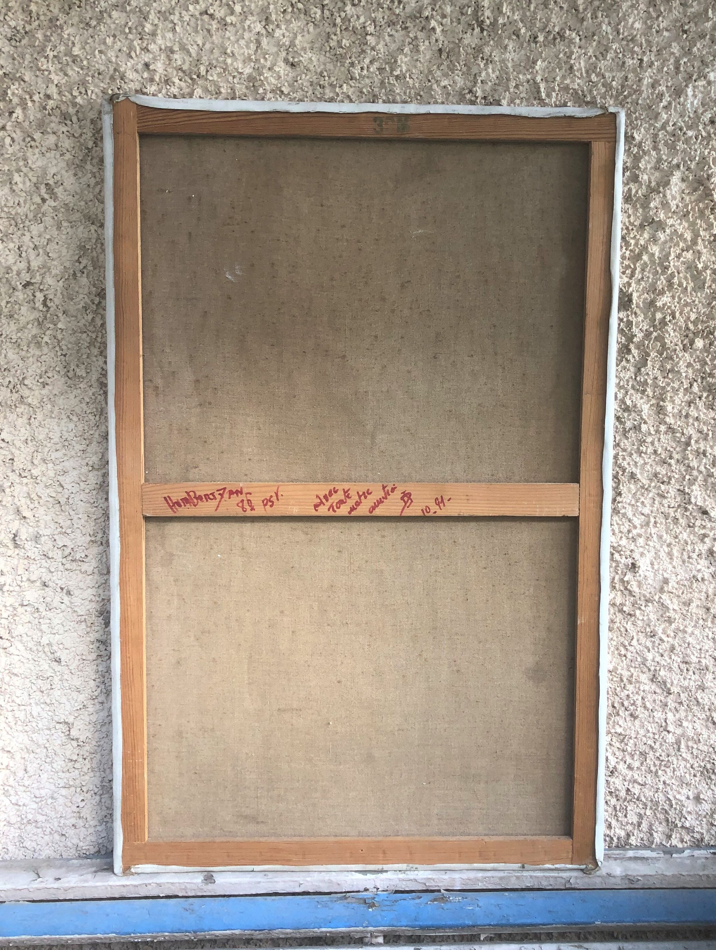 Oil on canvas on the theme of hunting