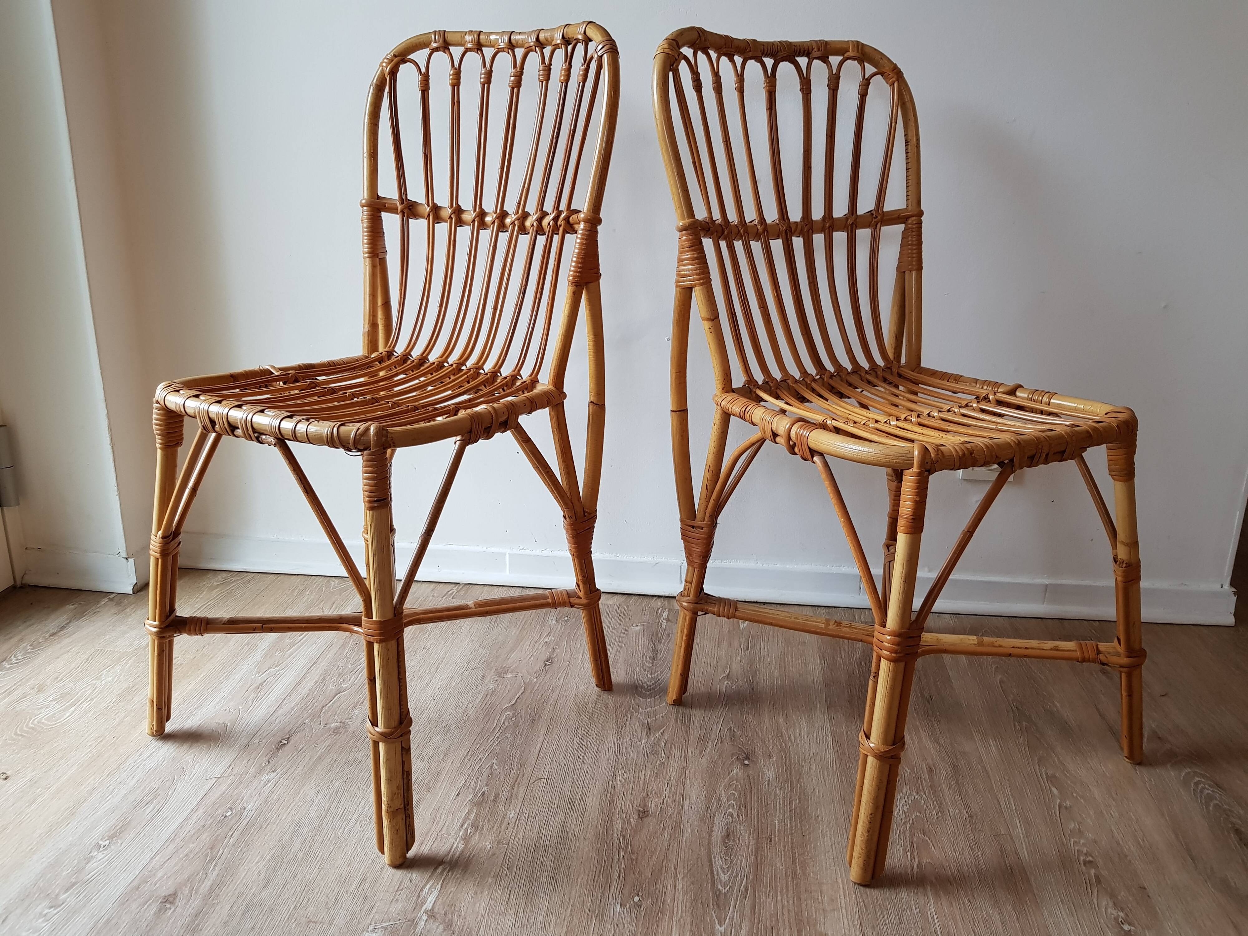 Rattan chairs