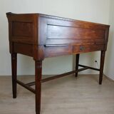 Very rare Napoleon III period system desk in solid oak circa 1850 stamped Stolzenberg