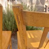 pair of Luterma style bistro chairs