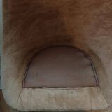 Set of 2 vintage swivel armchairs