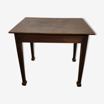 Old rectangular oak side table