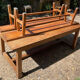 Table with its 2 benches
