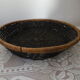 Black wicker fruit basket