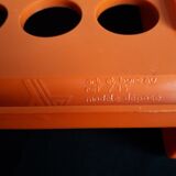 Orange mail bench design Roger Tallon